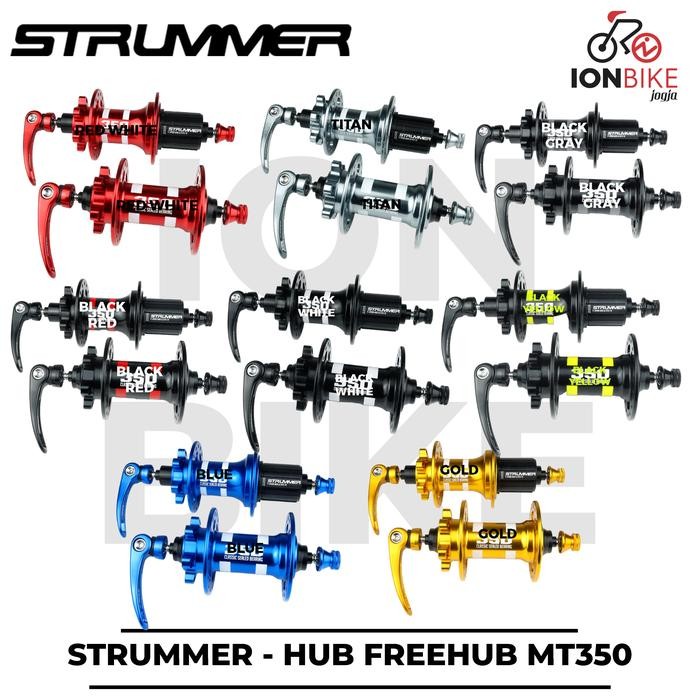 Hub Freehub Strummer Mt350 32 Hole 4 In 1 Bisa Qr Ta Jangkrik Free Hub