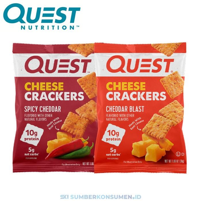 

EatFr3sh- Quest Protein Cheese Cracker Semua Rasa / Snack Nutrition Chip Bar Chips Crackers
