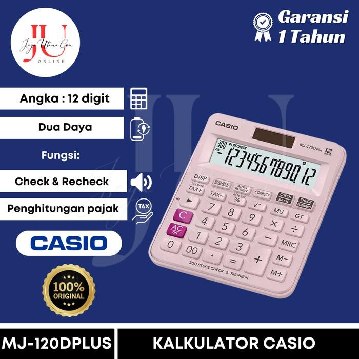 

Kalkulator Casio Mj-120D Plus Original