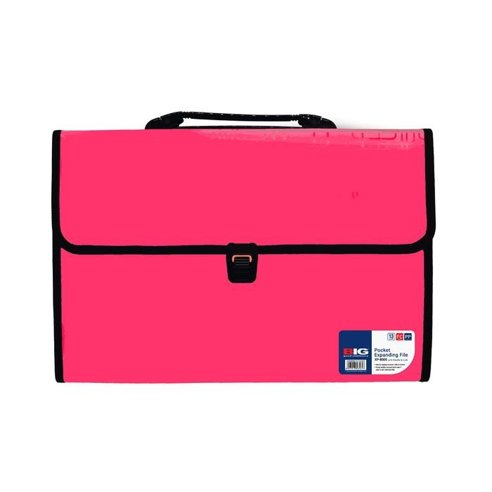 

No.OneBest- Expanding File Map Harmonika BIG Folio F4 Lock 13 Pocket XP-8005
