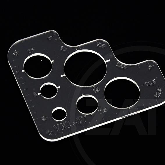 

No.OneBest- Corner template ruler leather tool leather tools peralatan kulit