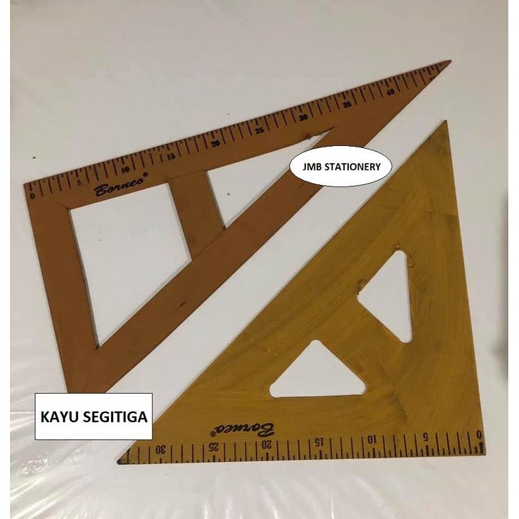 

No.OneBest- Penggaris Kayu Segitiga