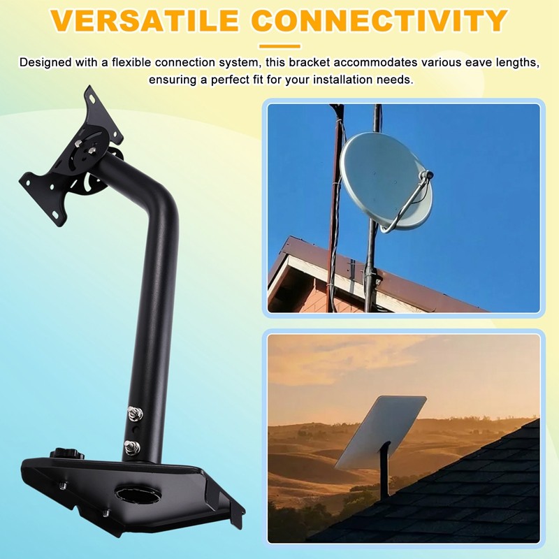 Wall Mounted Bracket Kit For Starlink Gen 3 Satellite Receiver Bracket Mounting For Better Signal