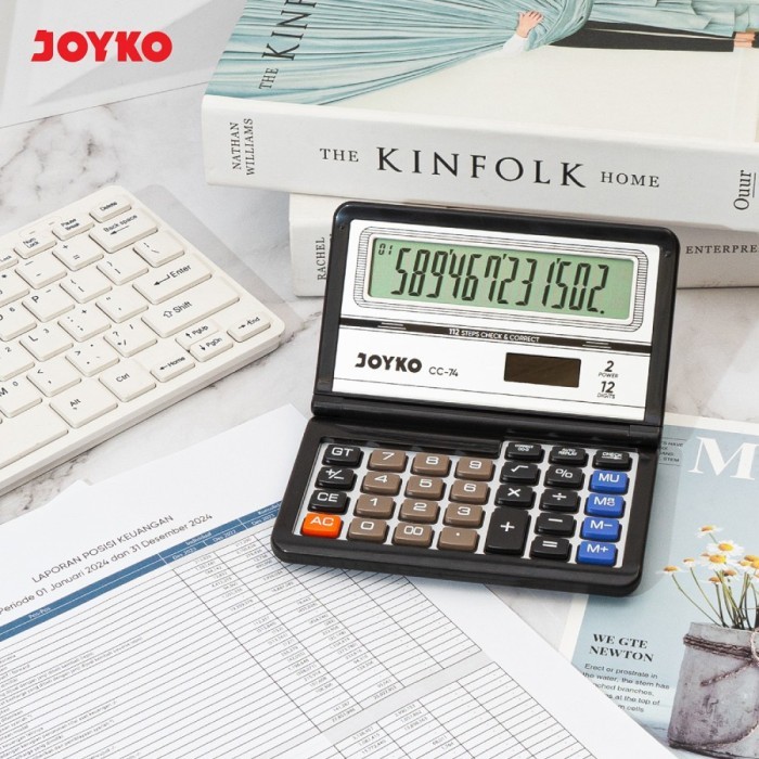 

Kalkulator Check & Correct Joyko Cc-74 - Calculator Lipat Saku Cc74 Big Lcd