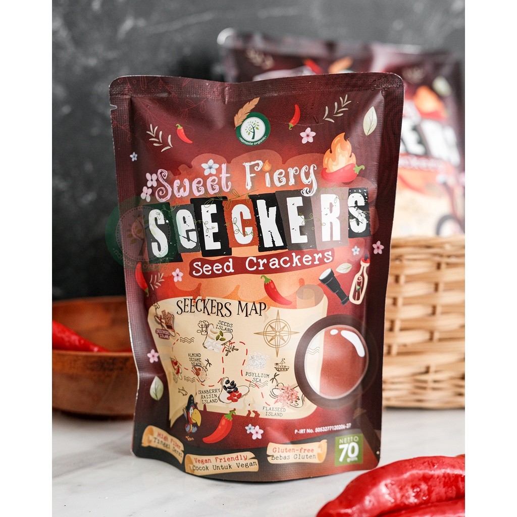 

Cemal Cemil Makyus Seeckers Seed Crackers - Sweet Fiery 70Gr