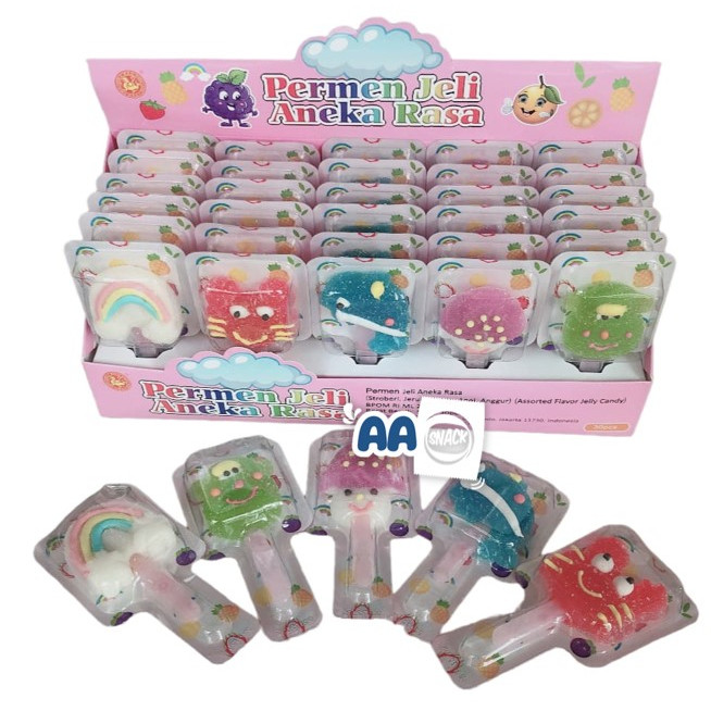 

Cemal Cemil Makyus Will Lolly Jelly Box Isi 30 X 18 Gr ( Motif Dikirim Random )