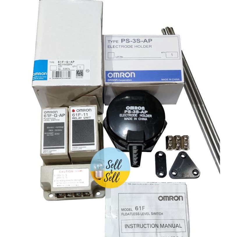 Termurah 1 Set Murah Water Level Control Omron 61F-G-Ap / Wlc Omron 61Fgap