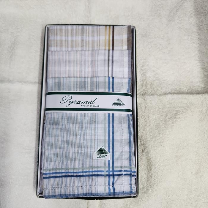 6 PC SAPUTANGAN PRIA MERK PYRAMID