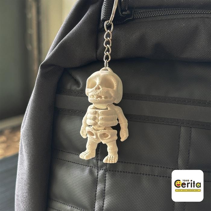 Tukuparty Gantungan Kunci Dan Tas Toy Tengkorak - Mainan Unik Untuk Semua Usia Hadiah Bisa Dimainin