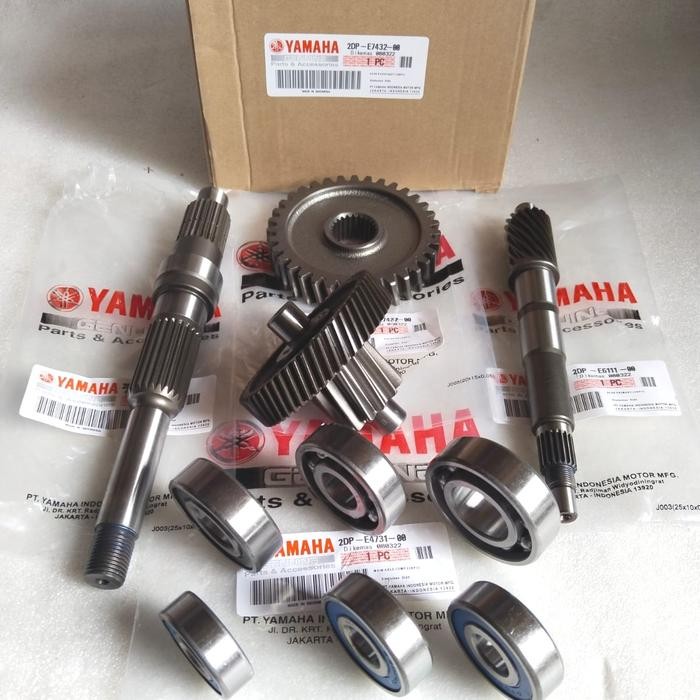 Gigi Rasio Set+Bearing Gigi Rasio Nmax Old Nmax New Ori Kode-2Dp