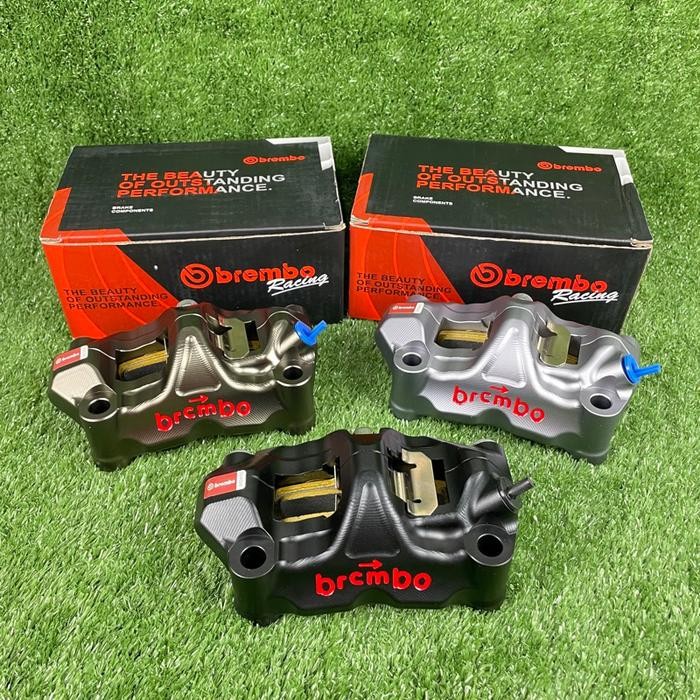Kaliper 4 Piston Brembo Gp4 Gp4Rx Full Cnc Set Pangkon Ninja Megapro Tiger Kaliper Brembo