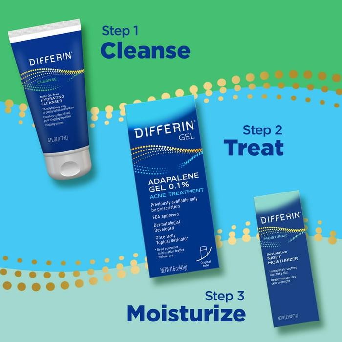 ready stok differin gel acne treatment 15g/45g original