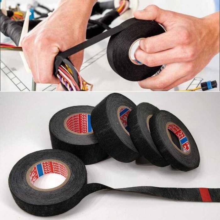 

Lakban Kabel Kain Adhesive Tahan Panas Untuk Bungkus Kabel #Gratisongkir