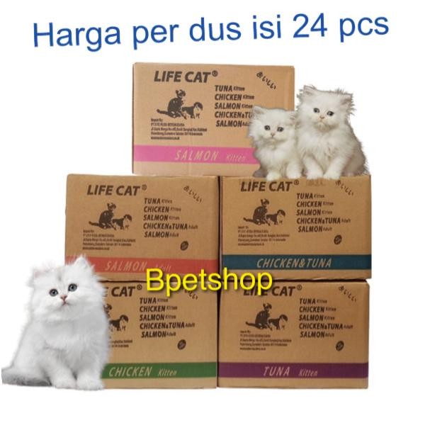 Life cat pouch 1 dus isi 24 pcs