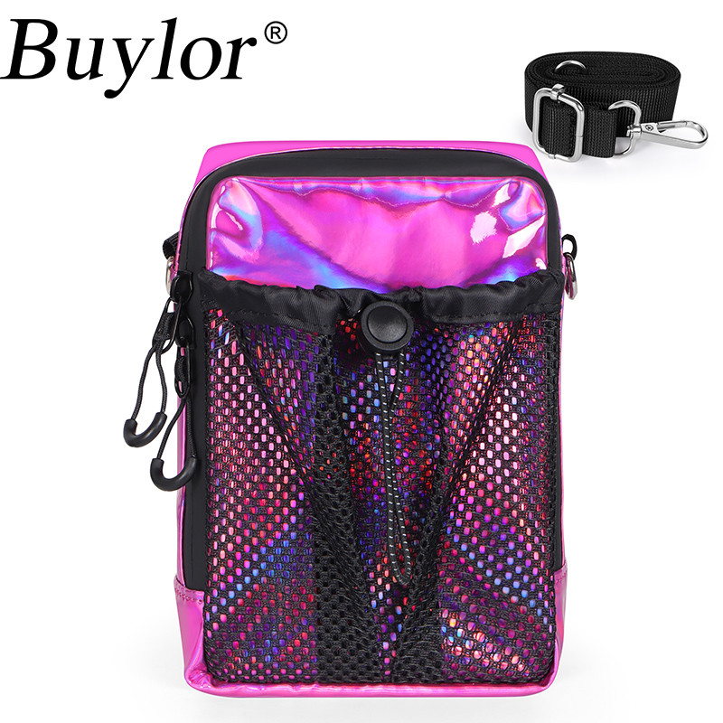 Buylor Small Crossbody Bag Front Mesh Pocket For Women Mini Sling Bag Women's Bag Large Capacity Fas