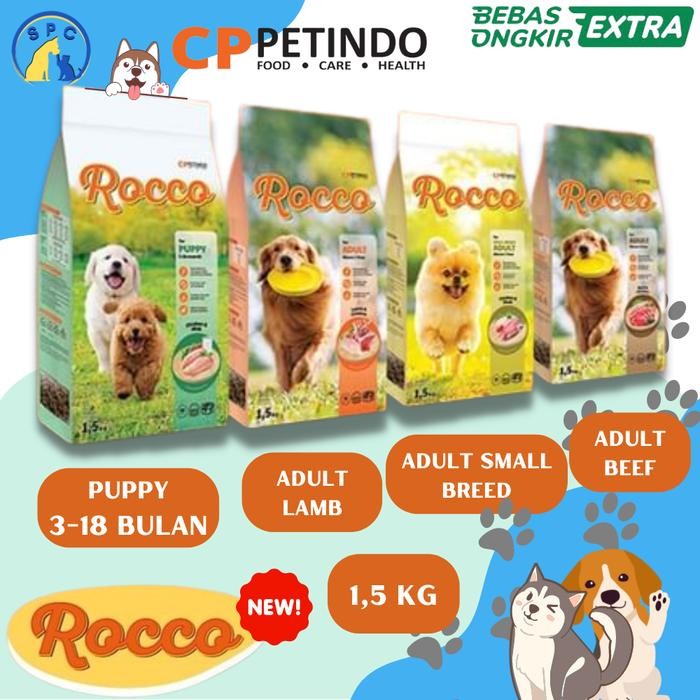 ROCCO Dog Food Makanan Anjing Premium Adult Puppy Dog Food CPPETINDO