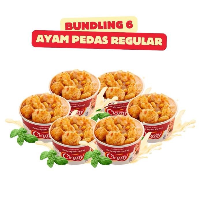 

CIOMY - Paket Bundling 6 Cuanki Chicken Spicy Cup