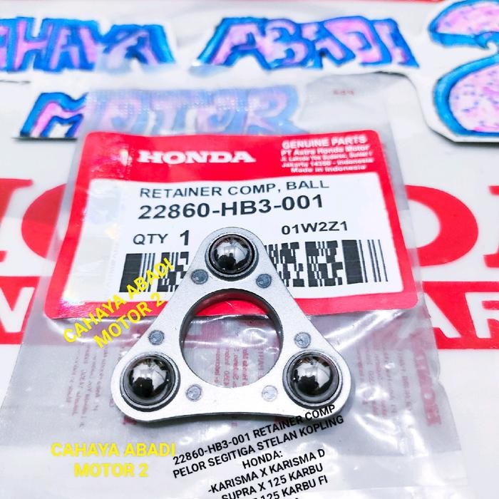 BEST RETAINER COMP PELOR SEGITIGA STELAN KOPLING 22860-HB3-001 HONDA KARISMA SUPRA X 125 KARBU BLADE