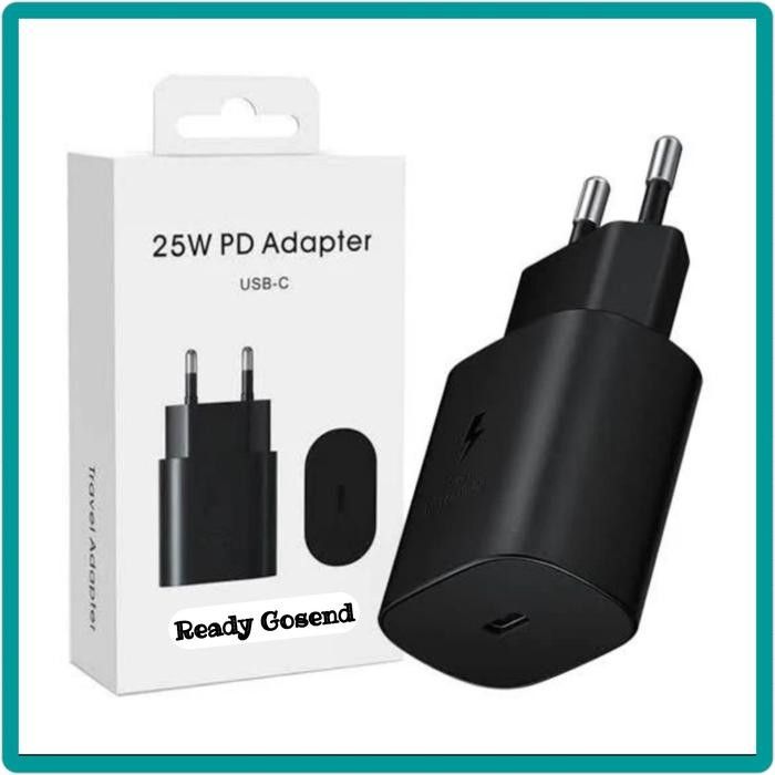 Genggam- Kepala Samsung Super Fast Charger Type C Charging 25 W 25W S21 A71 A52