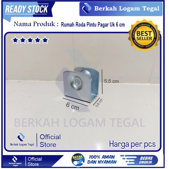 Casing Roda Pagar 6Cm
