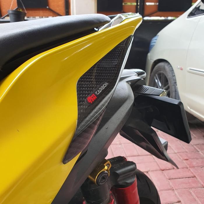 Body Protector Yamaha Aerox..V2 New Model..Carbon Kevlar Asli..