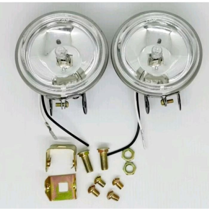 Lampu Tembak Kabut Bulat / Lampu Sorot Bulat / Foglamp Bulat Universal Motor Mobil 1Pcs / 1 Biji