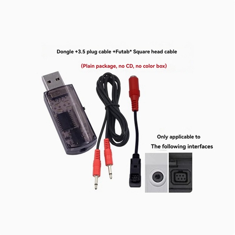 22 In1 RC USB Flight Simulator Dongle Flight Training Dongle Withcable Forg7 XTR Phoenix Simulator F