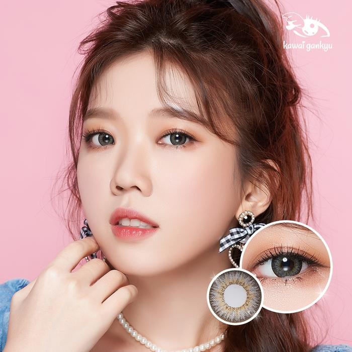 GASS. KAWAI GANKYU SOFTLENS - VOXIE PHOENIX GRAY (1BOTOL/SETENGAH PASANG)