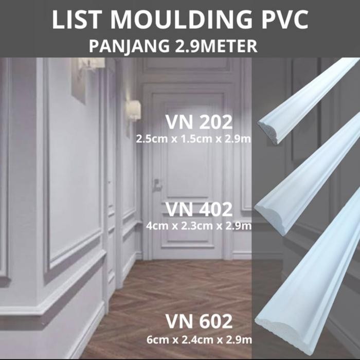 Langsung Gas. List Moulding Pvc / Wall Moulding Pvc / Decorasi Dinding