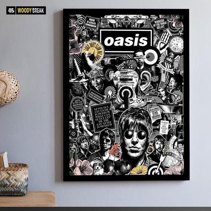New..!! Poster Musik Band Hiasan Dinding Pictbox Premium 30X40Cm Beatles Queen