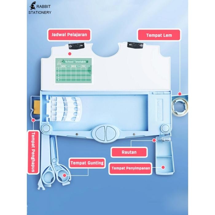 

LANGSUNG DI CO KOTAK PENSIL MULTIFUNGSI LENGKAP PERUNCING GUNTING ISOLASI PENGHAPUS PENGGARIS-RABBIT