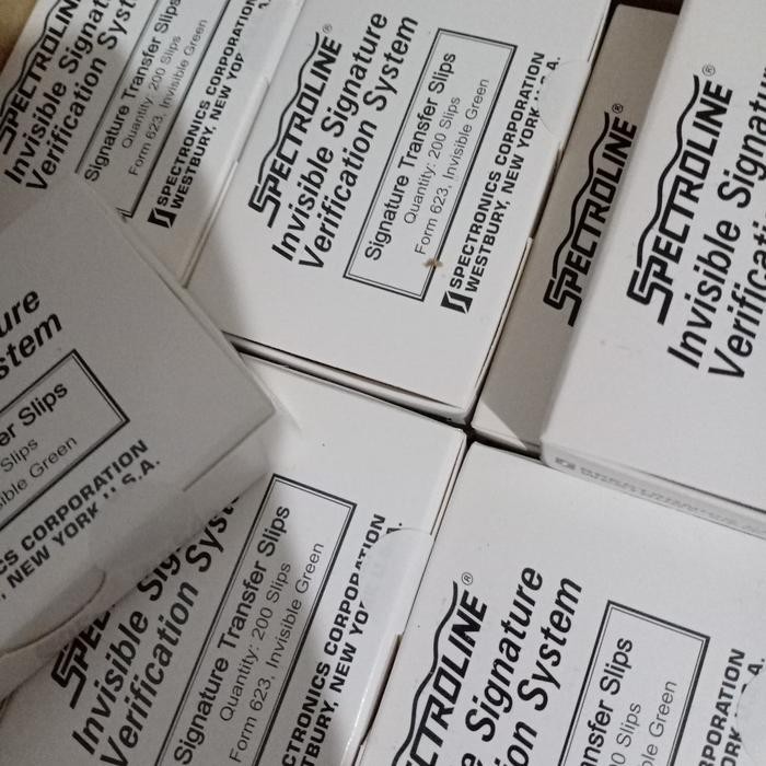 

MASIH READY SPECTROLINE SIGNATURE INVISIBLE SATUAN