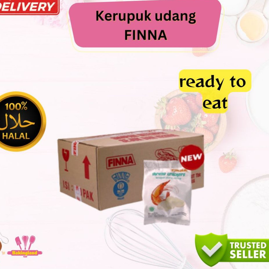 

Kerupuk Udang FINNA sachet Shrimp Cracker per dus