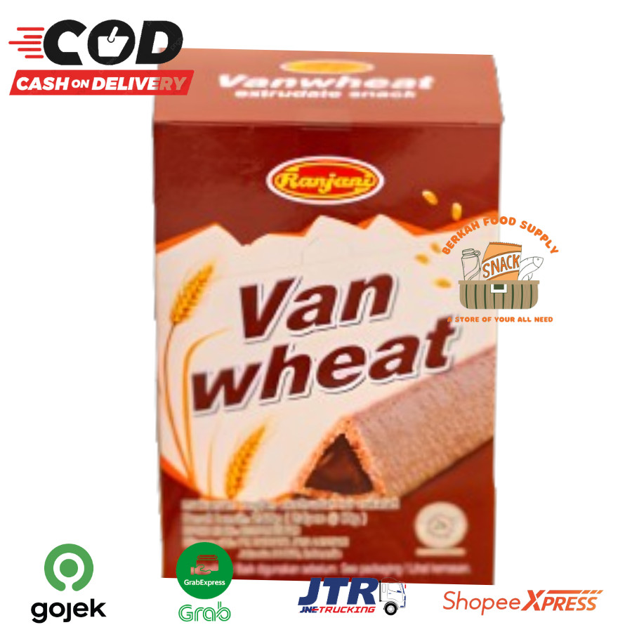 

[ BERKAH ] Van Wheat Chocolate Box Isi 24 x 10gr Youka Ranjani Wafer Gandum Snack Ekstrudat Snack