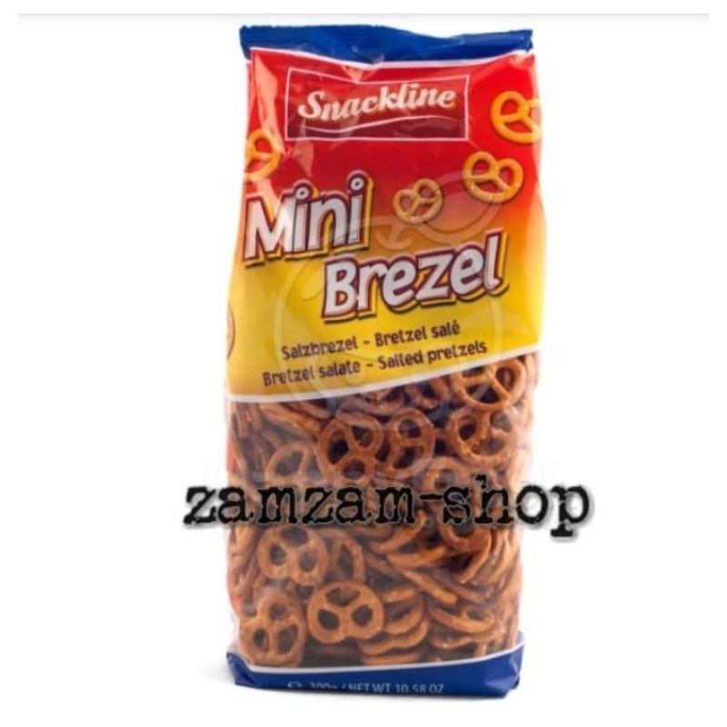 

snackline mini brezel 300gr biscuit pretzel biskuit