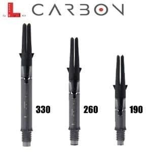 L - STYLE - SHAFT - SILENT STRAIGHT - CARBON 2BA - SOFT TIP DART