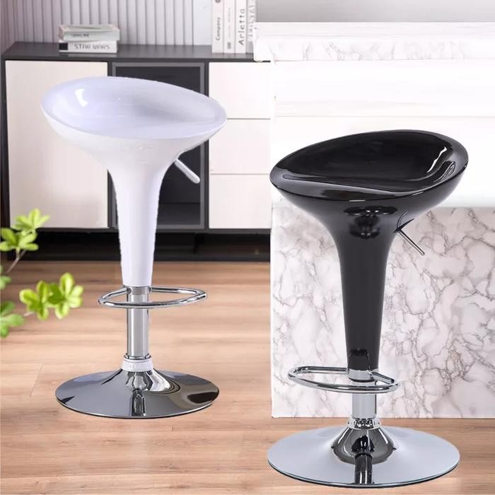 Kursi Bar Barstool Hidrolik - Kursi Dapur Minibar Barstool - Kursi Cafe Hidrolik Minimalis