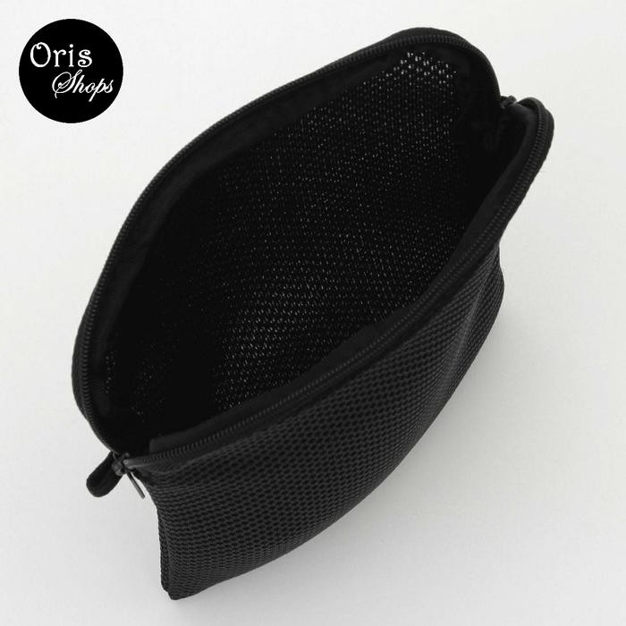 Muji - Polyester Mesh Cushion Case Vertical Dompet
