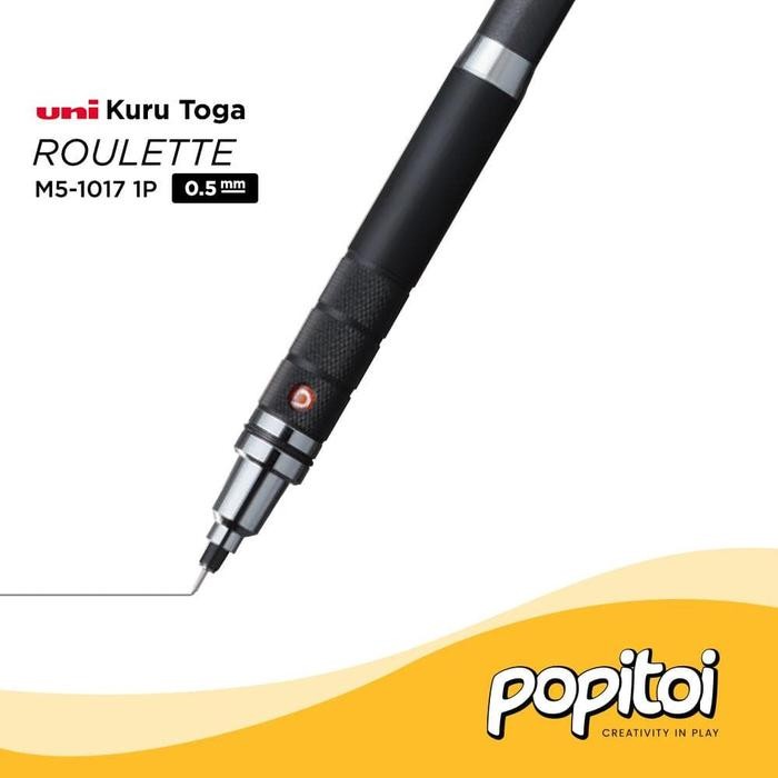 

AqibSaza UNI Kuru Toga Roulette Mechanical Pencil 0.5 mm Pensil Mekanik Kurutoga Metal