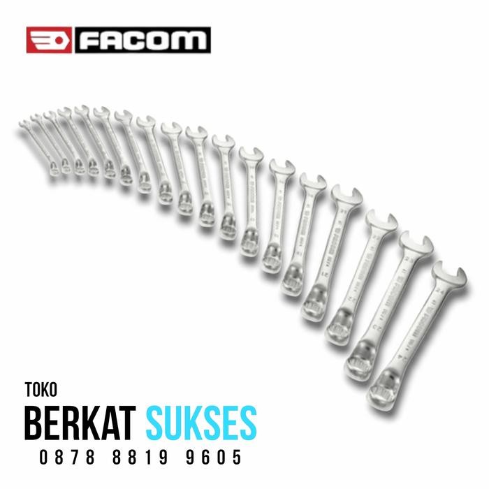 Kunci Ring Pas Set Combination Wrench Facom 6-24 Mm 41.Je18 Fm0000651