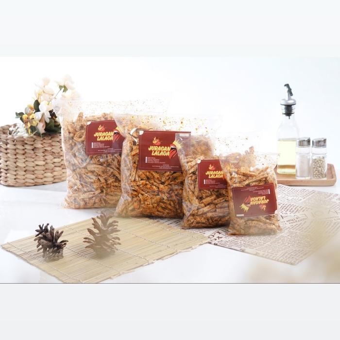 

CARAKA.STORE1 BASRENG 1 KG JURAGAN LALADA SPICES PEDAS TOPLES SNACKS CEMILAN KERIPIK MAKANAN FOOD