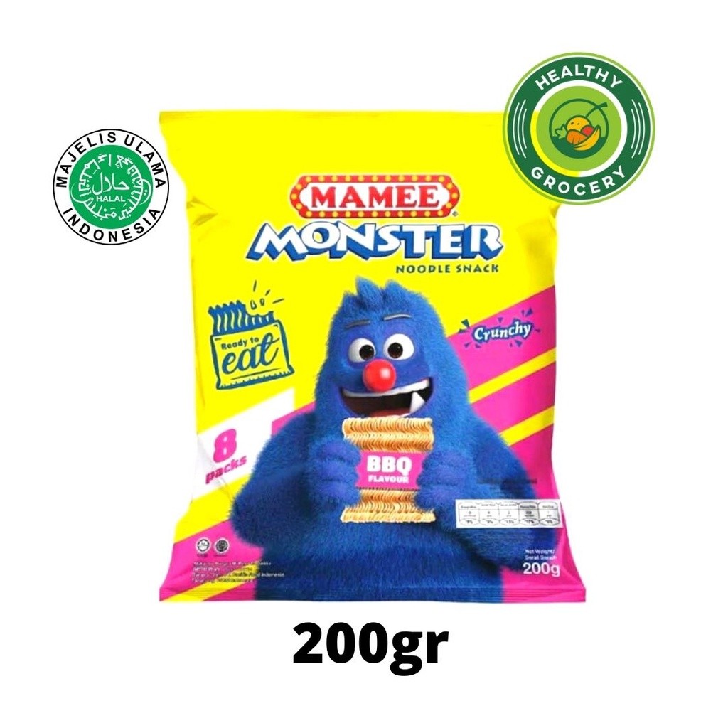 

Mamee Monster Noodle Snack Crunchy 200gr BBQ / Chicken