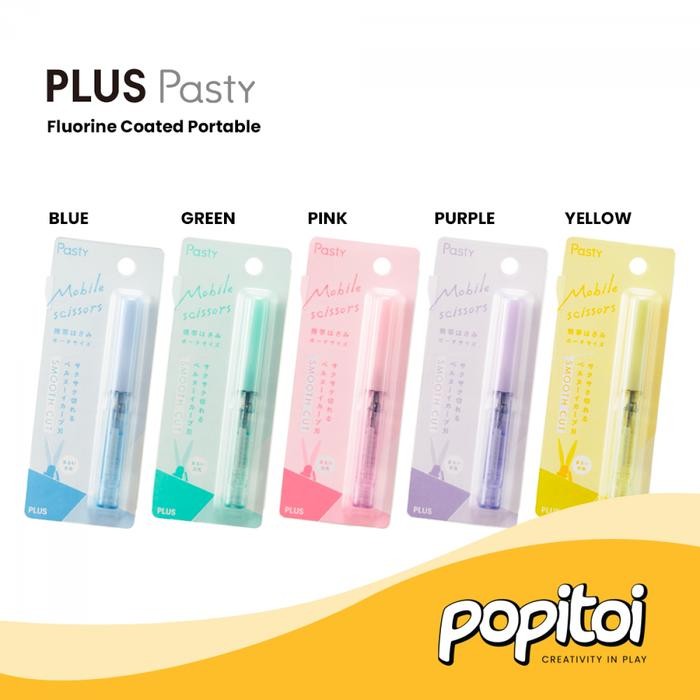 

Plus Pasty Fluorine Coated Portable Scissors