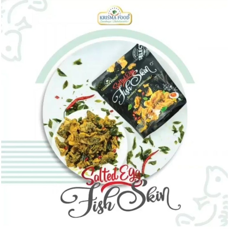 

Krisma Food Salted Egg Fish Skin 100 gram dan 60 gram