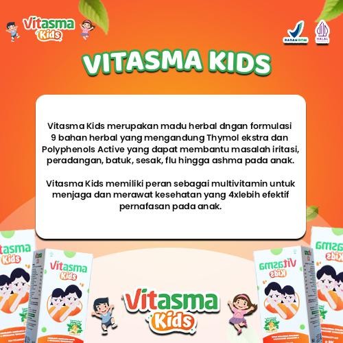 

1 Botol Madu Asli Herbal Vitasma Kids Honey Syrup Sirup