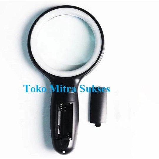

KACA PEMBESAR 10X LAMPU LED 18 MAGNIFYING GLASS