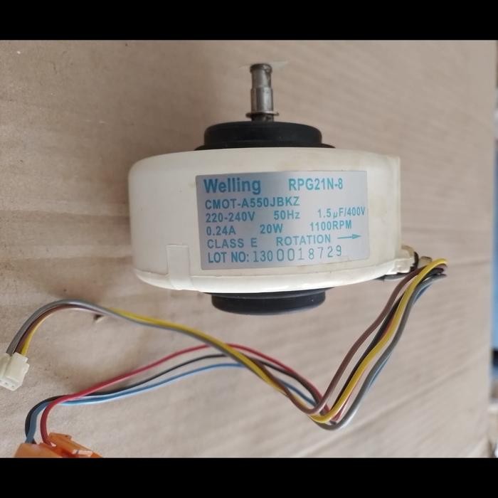 Ready Motor Fan Indoor AC Sharp 1/2 PK AH-XP5NSY Welling RPG21N-8 CMOT-A550JBKZ 220-240V 20W