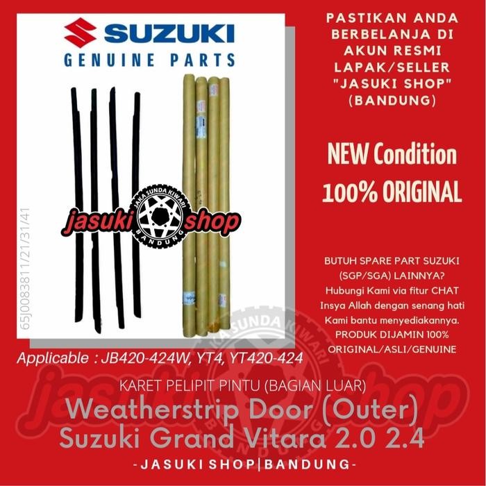 Karet Pelipit Plipit List Lis Kaca Pintu Grand Vitara 2.0 2.4 Ori SGP