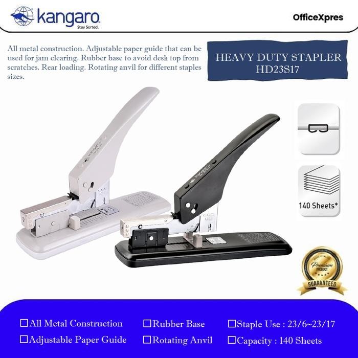 

Alat Staples Jilid Besar / Stapler Jilid Heavy Duty Hd 23S17 Kangaro