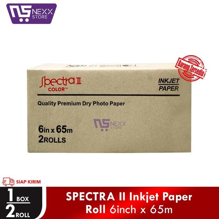 

SPECTRA II INKJET PAPER ROLL - 6 IN X 65M
